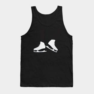 White Ice Skates Tank Top